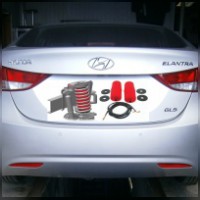 Hyundai Elantra MD + AIRLIFT